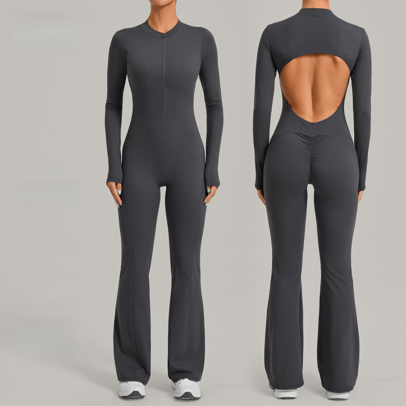 Yoga Fitness Jumpsuit - Mono de una pieza de manga