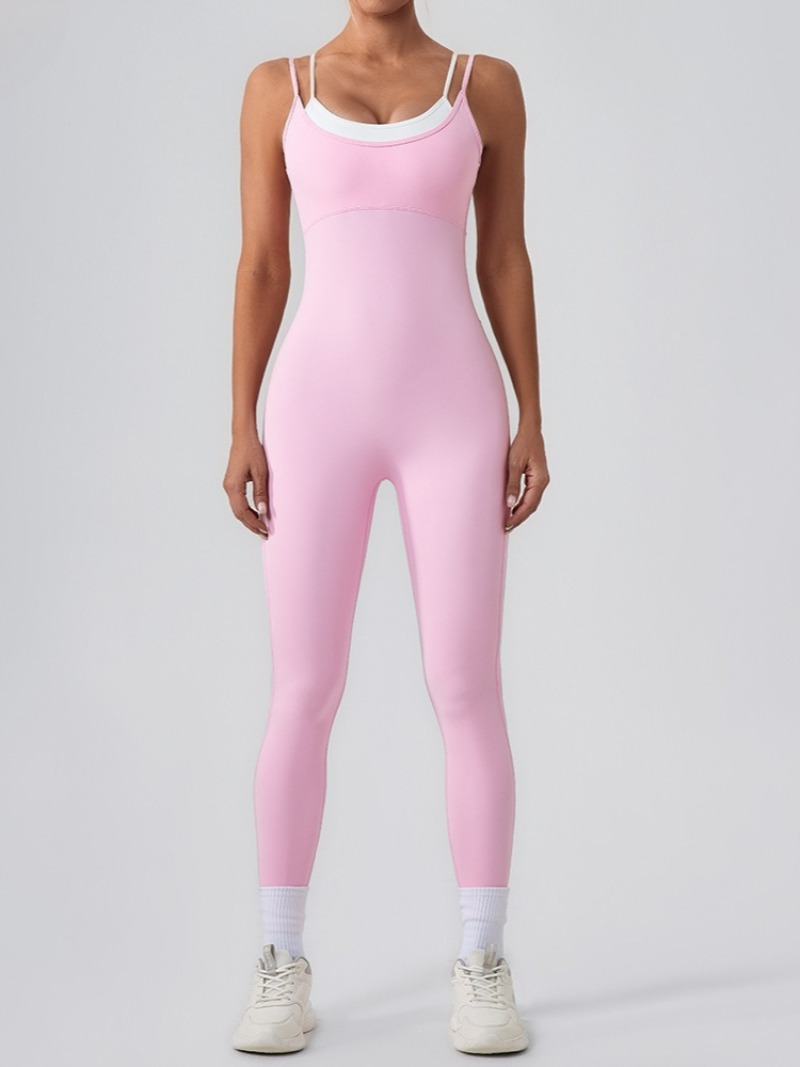 Yoga Overall Fitness - Mono de yoga sin mangas y