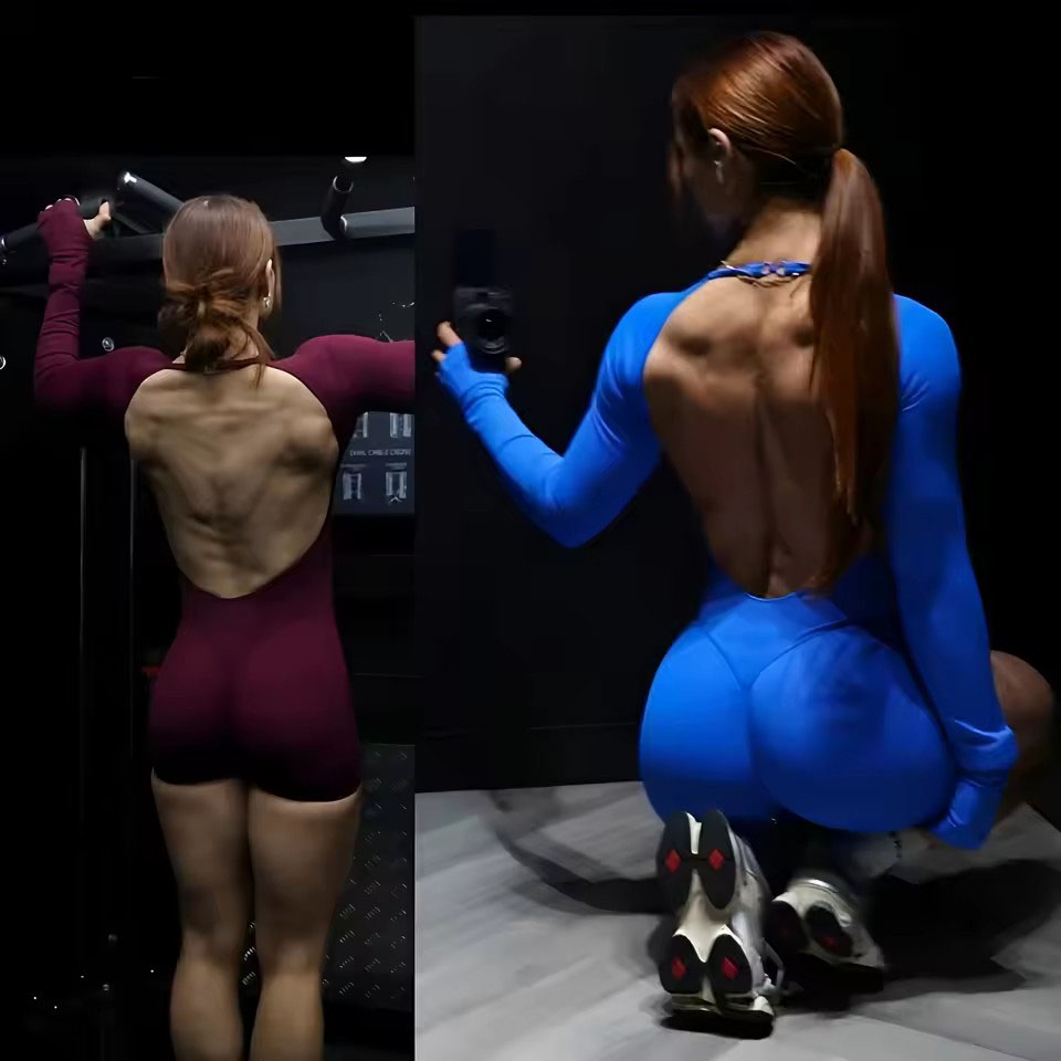 Yoga Fitness Jumpsuit - Mono de manga larga Impact para