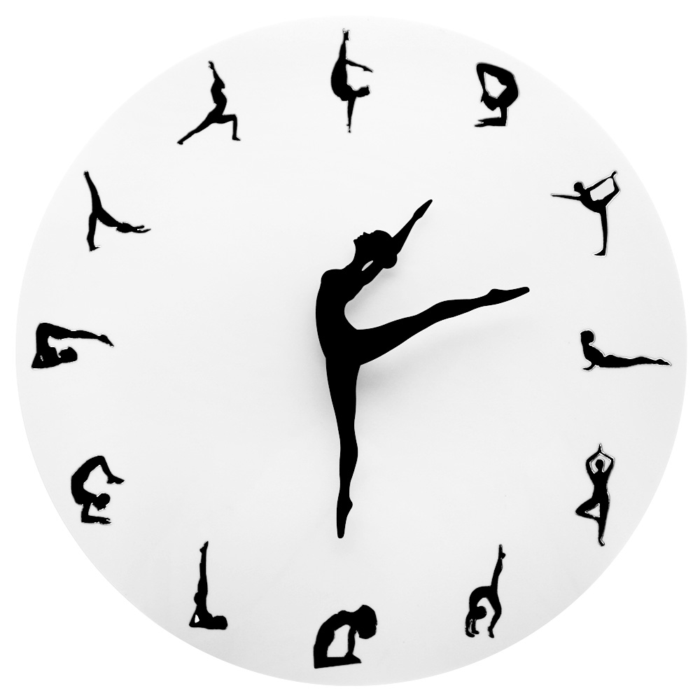 Reloj de pared de postura de Y - Yoga Fitness Watch reseña y precio