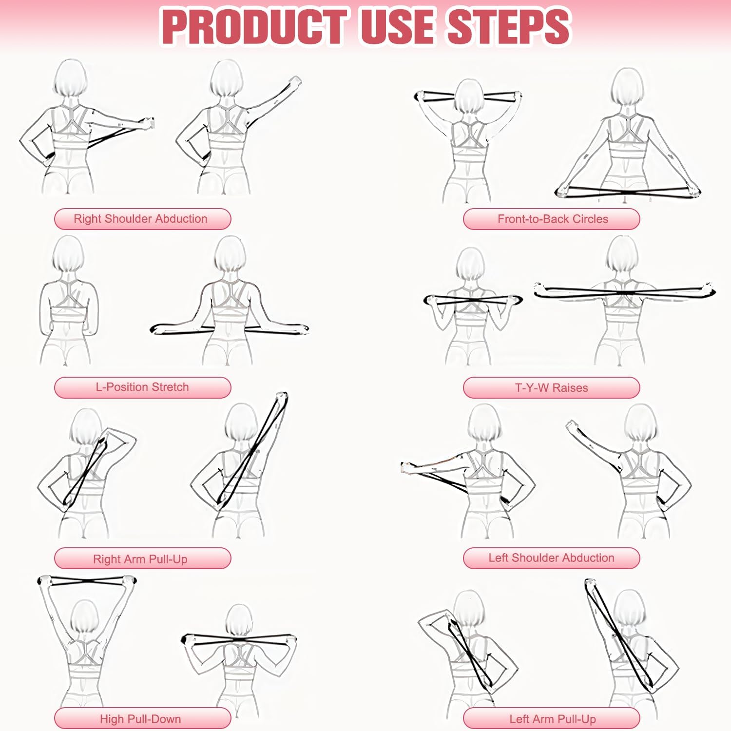2 bandas de resistencia de 15  - Figure 8 Resistance Band reseña y precio