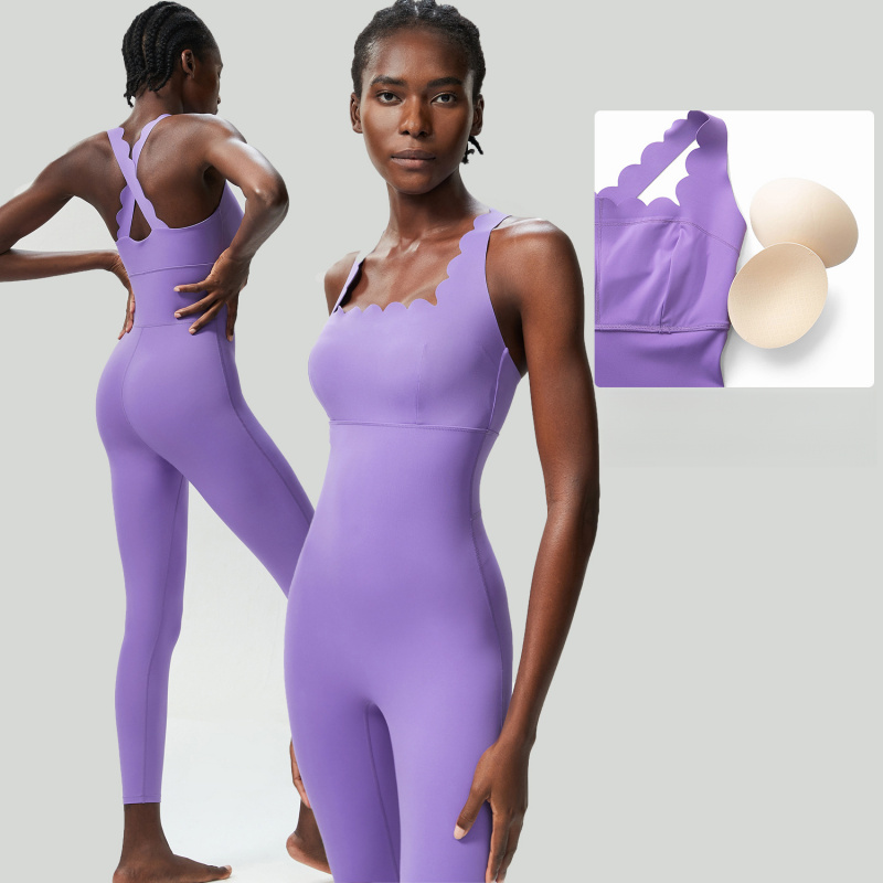 FUBEIKE onda pequeña belleza e - Yoga Fitness Jumpsuit reseña y precio