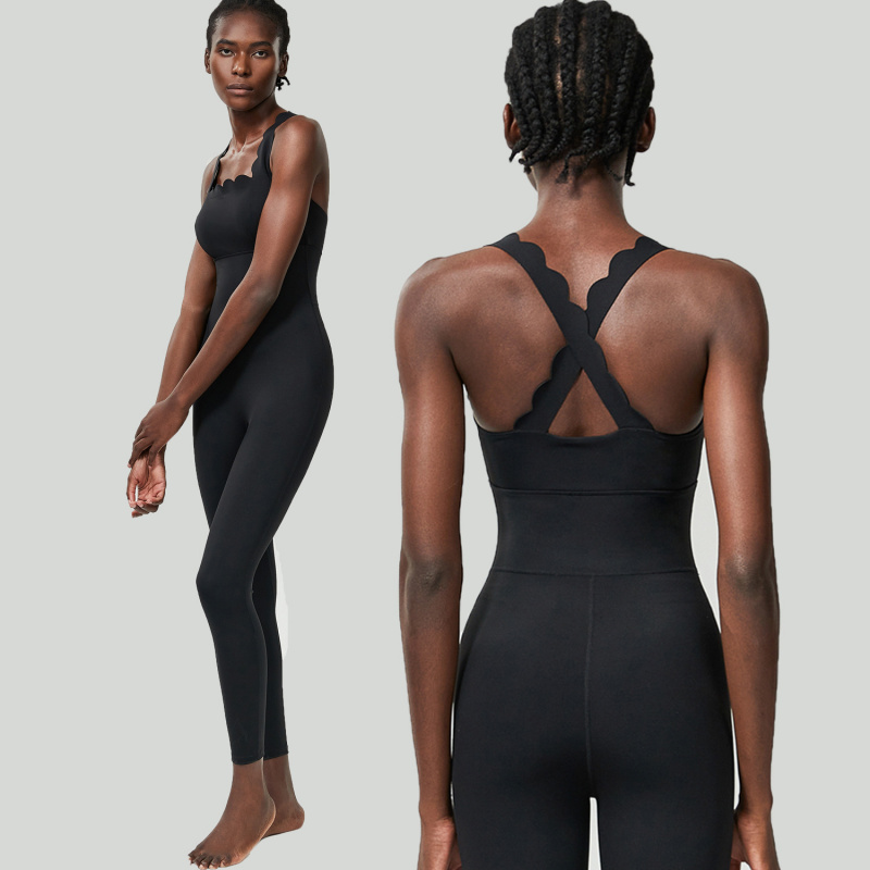 FUBEIKE onda pequeña belleza e - Yoga Fitness Jumpsuit reseña y precio
