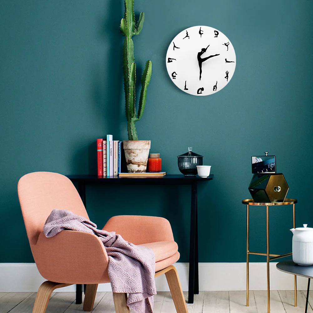 HQ-reloj de pared con postura  - Yoga Fitness Watch reseña y precio
