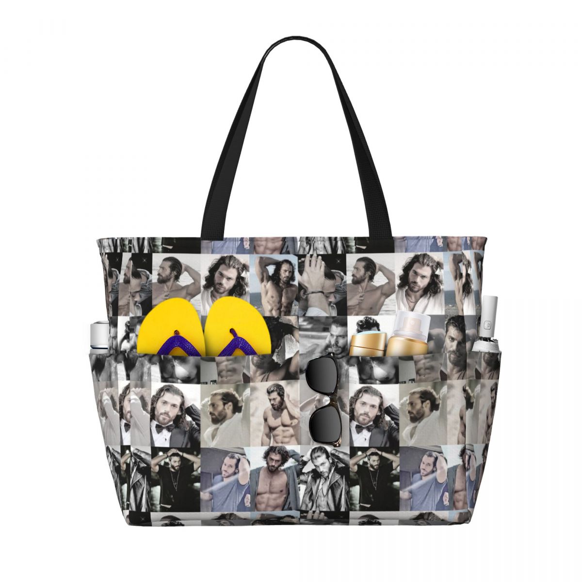 Bolso de mano grande con foto  - Yoga Fitness Gym Photos reseña y precio