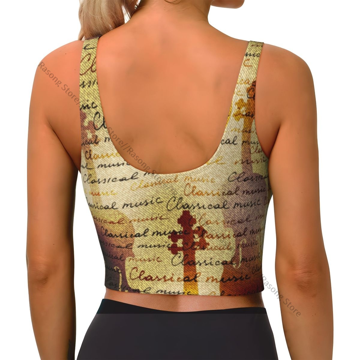 Sujetador deportivo para mujer - Yoga Fitness Images reseña y precio