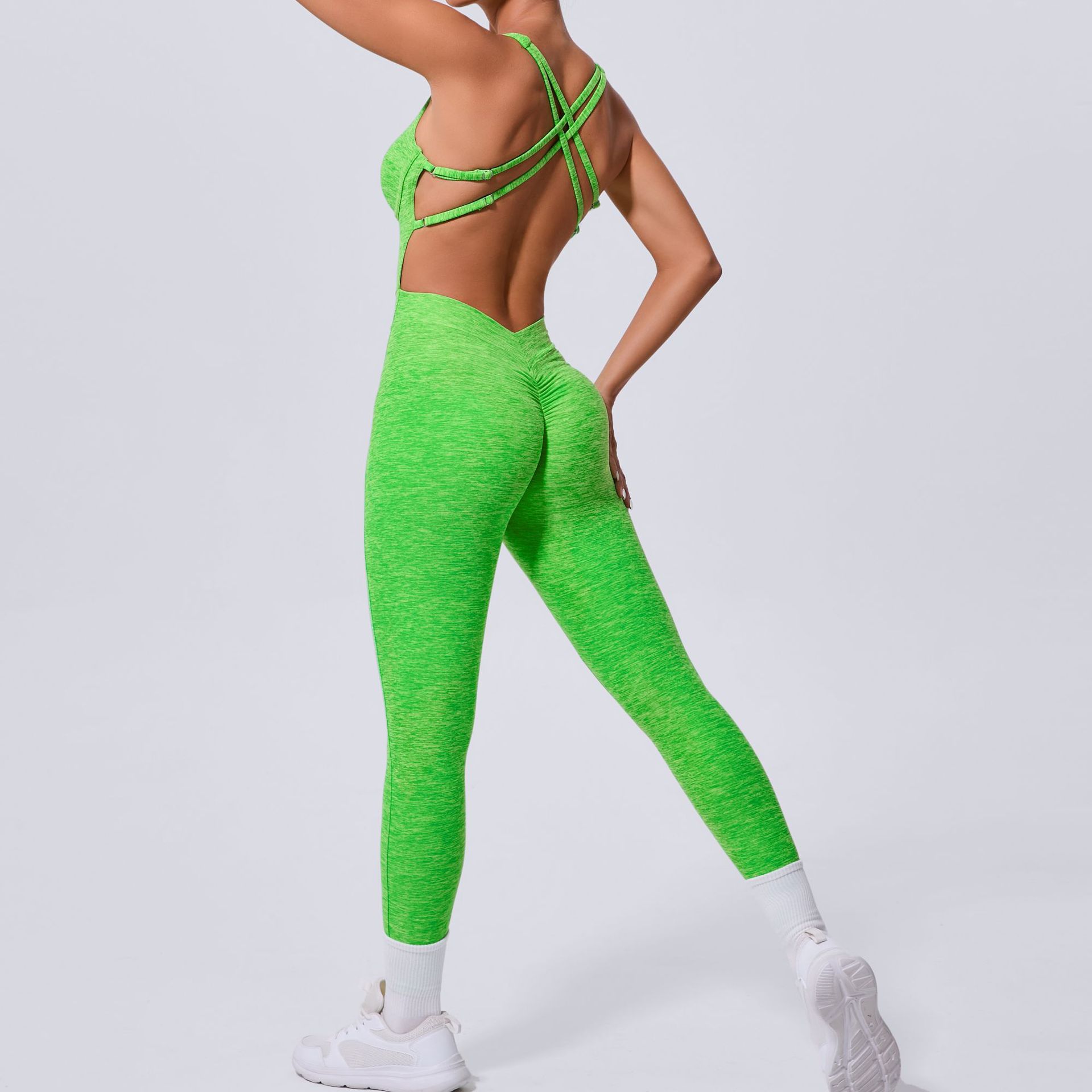 Mono de Yoga ajustado y elásti - Yoga Fitness Jumpsuit reseña y precio