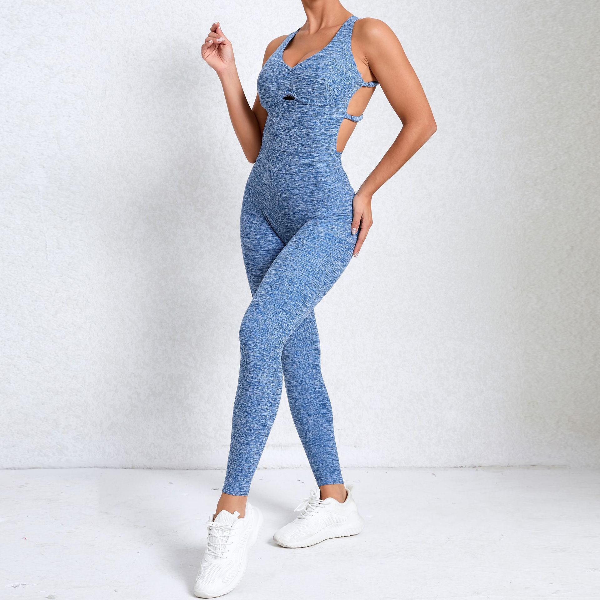 Mono de Yoga ajustado y elásti - Yoga Fitness Jumpsuit reseña y precio