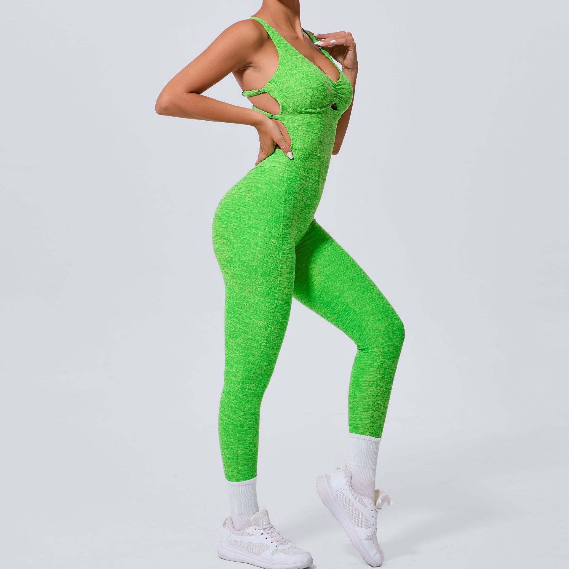 Mono de Yoga ajustado y elásti - Yoga Fitness Jumpsuit reseña y precio