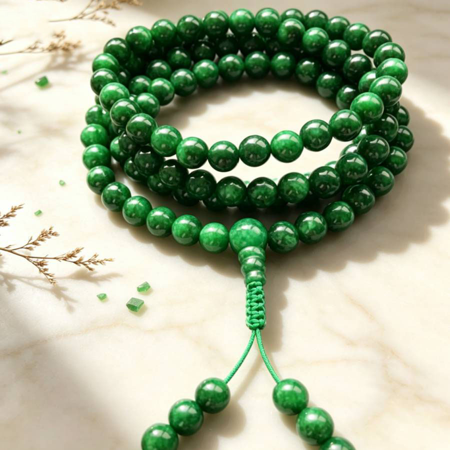 Pulsera de cuentas de jade ver - Yoga Health & Fitness Center reseña y precio