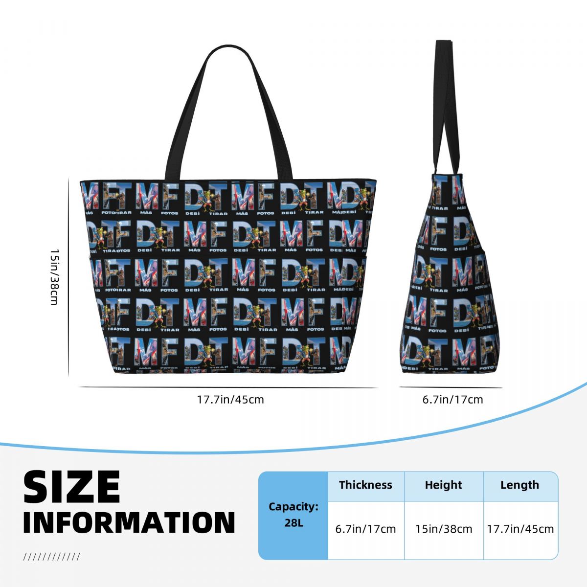 Bolsa de playa Debi Tirar Mas  - Yoga Fitness Images reseña y precio