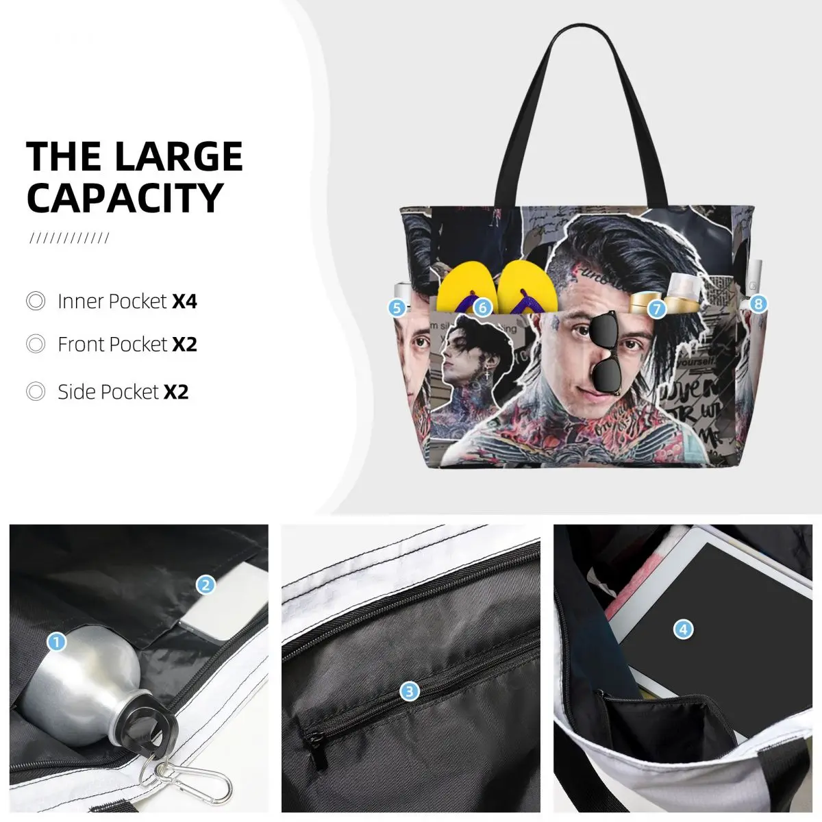 Bolso de mano para playa de al - Yoga Fitness Gym Photos reseña y precio