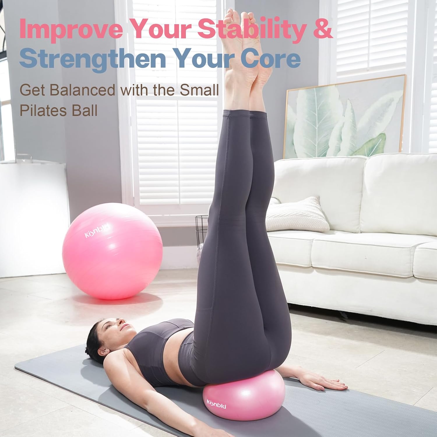 Pelota de Ejercicio Pequeña, M - Yoga Fitness At Home reseña y precio