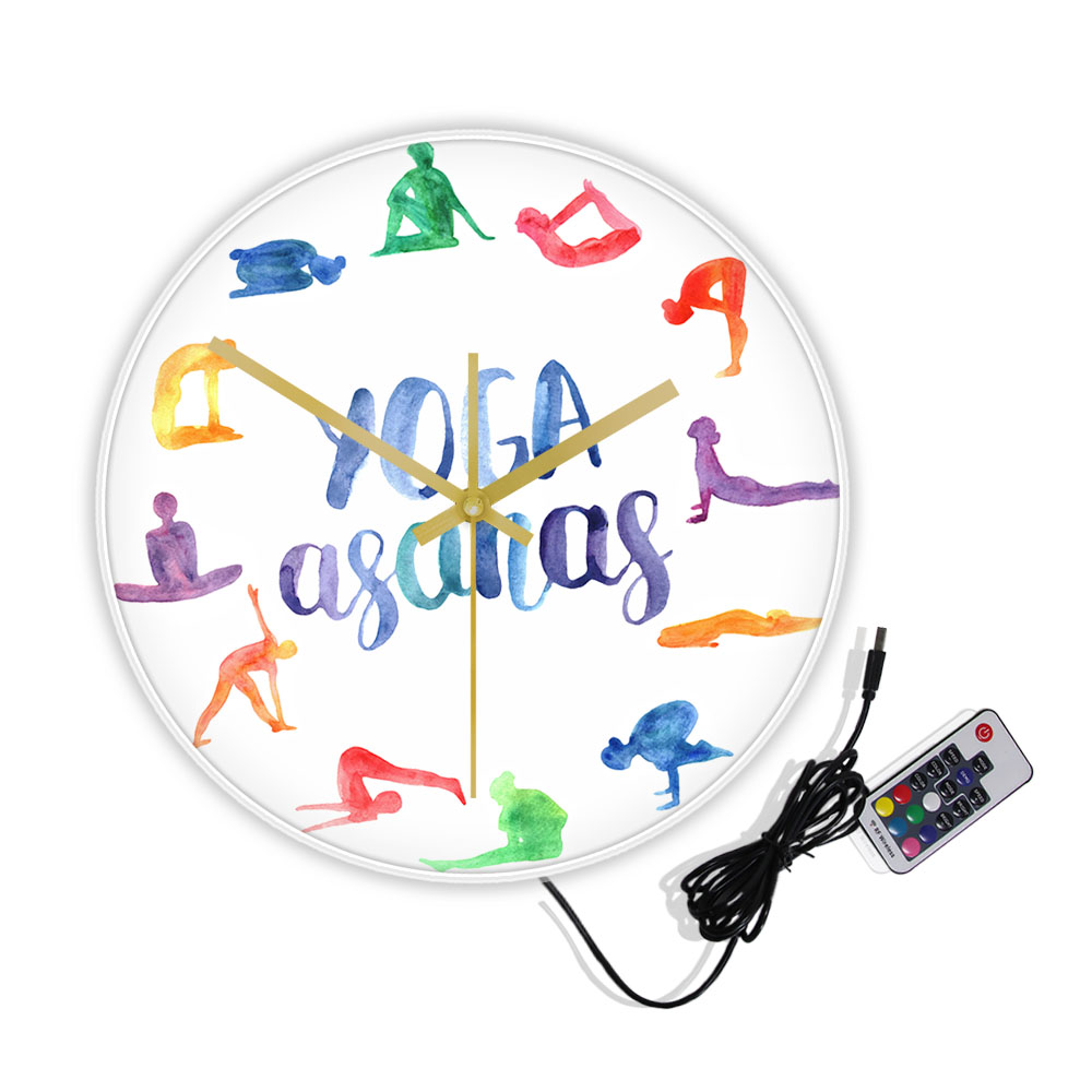 Reloj de pared de diseño moder - Yoga Fitness Watch reseña y precio