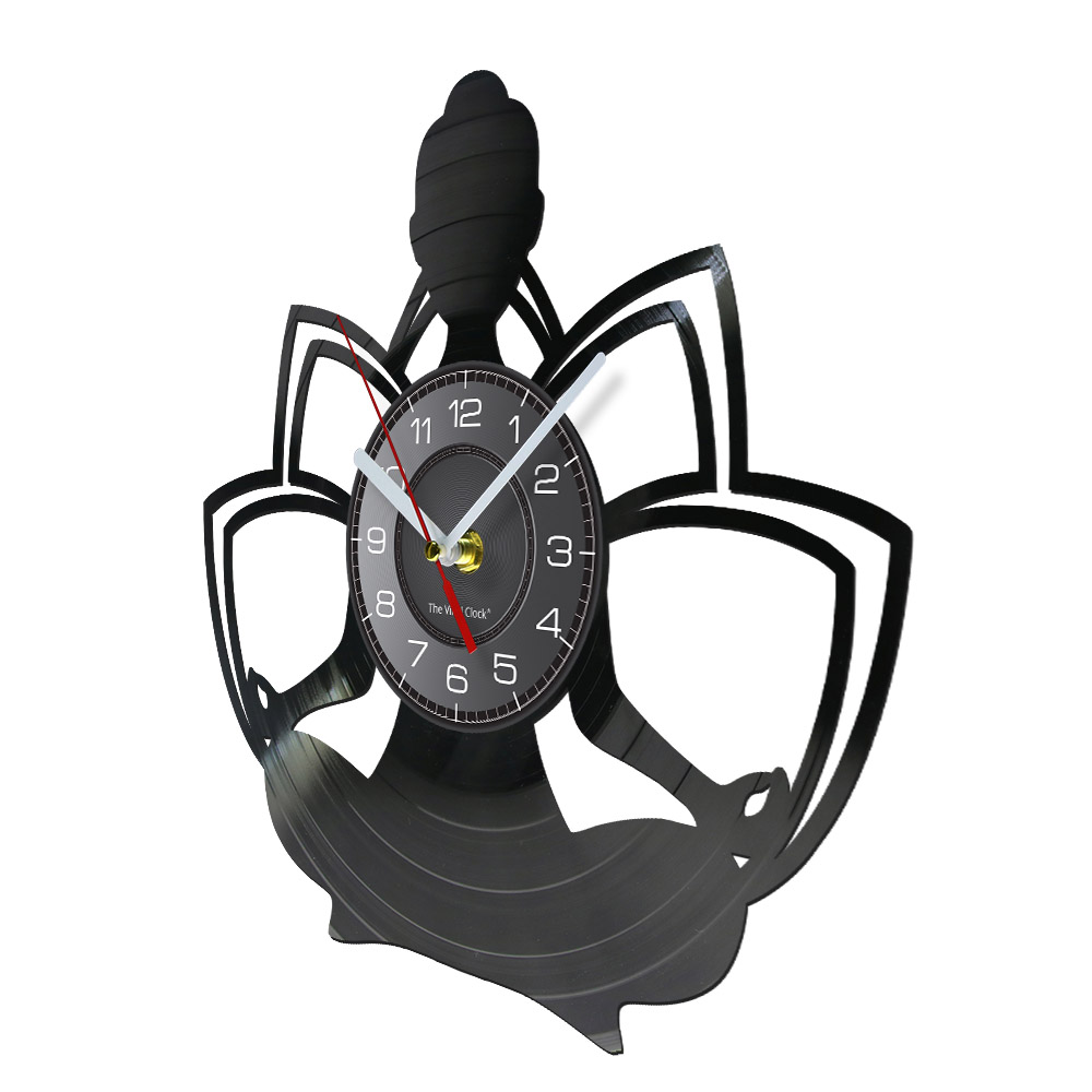 Reloj de Pared de Vinilo con D - Yoga Fitness Watch reseña y precio