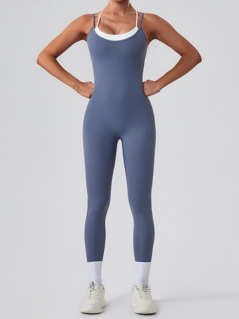 Mono de yoga sin mangas y con  - Yoga Overall Fitness reseña y precio