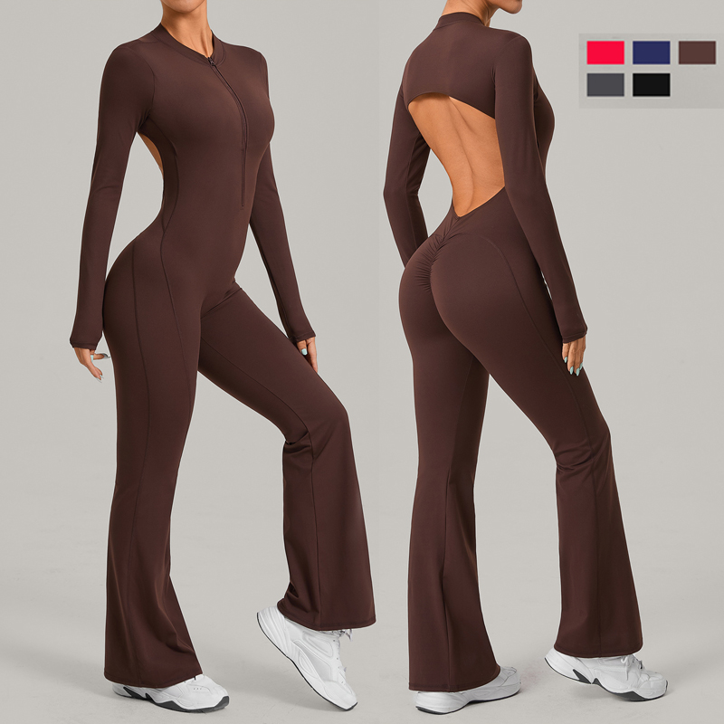 Monos de yoga sin costuras par - Yoga Fitness Jumpsuit reseña y precio